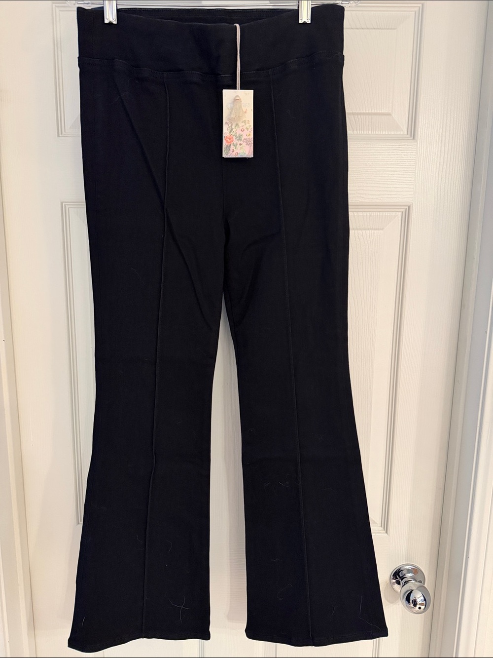 NWT Johnny Was “The Pull On Pintuck Jeans”  in Black